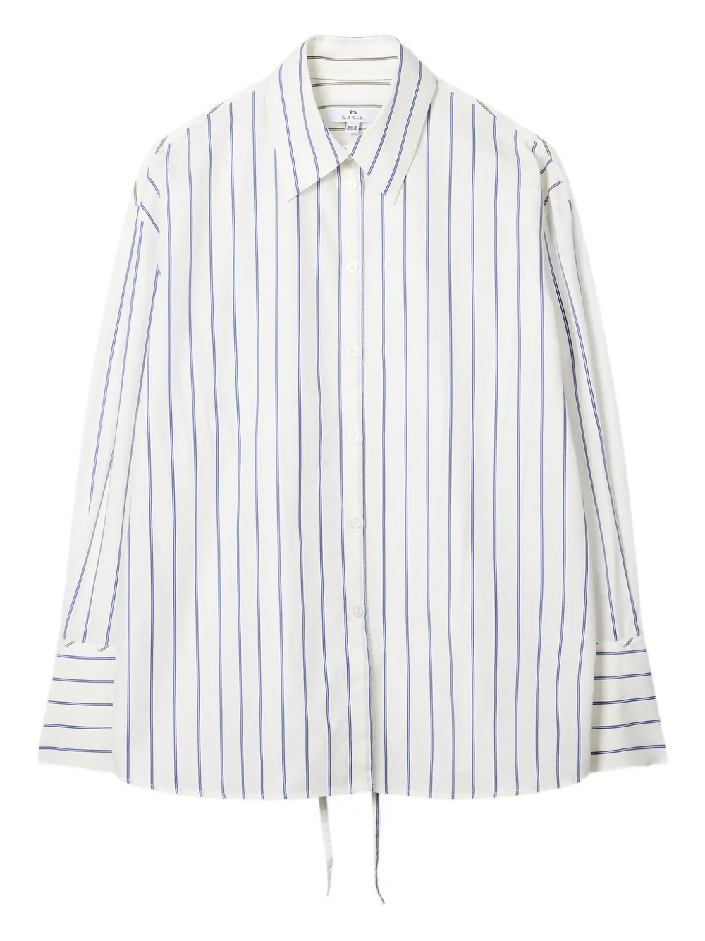 PS Paul Smith camisa con rayas estampadas | blanco | Image 1