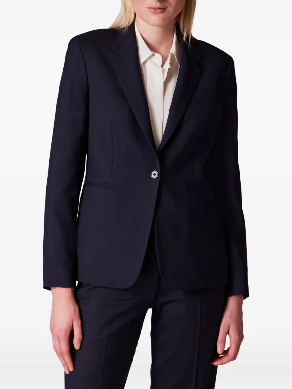 Paul Smith Button Blazer In Black