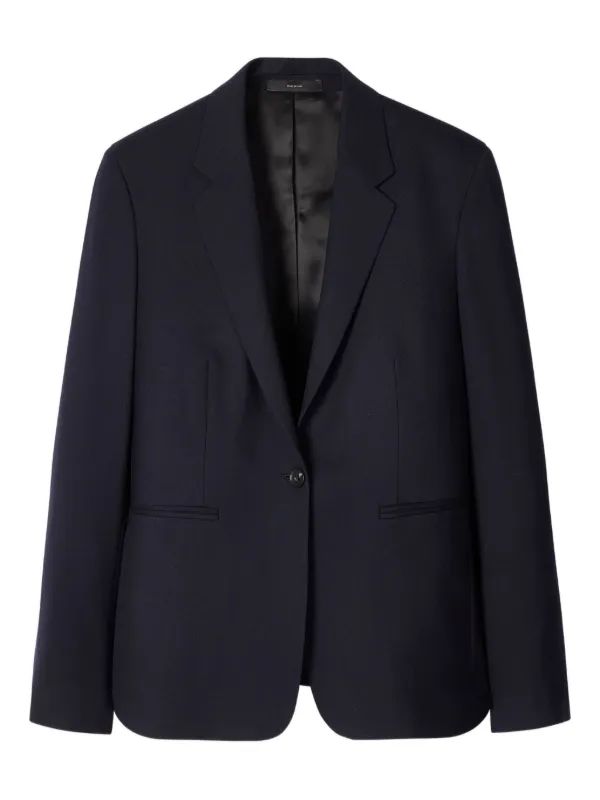 Paul Smith Button Blazer in Blue