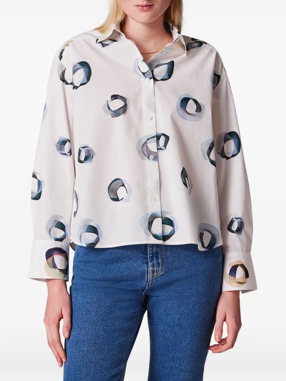 PS Paul Smith Shirt met print - Wit