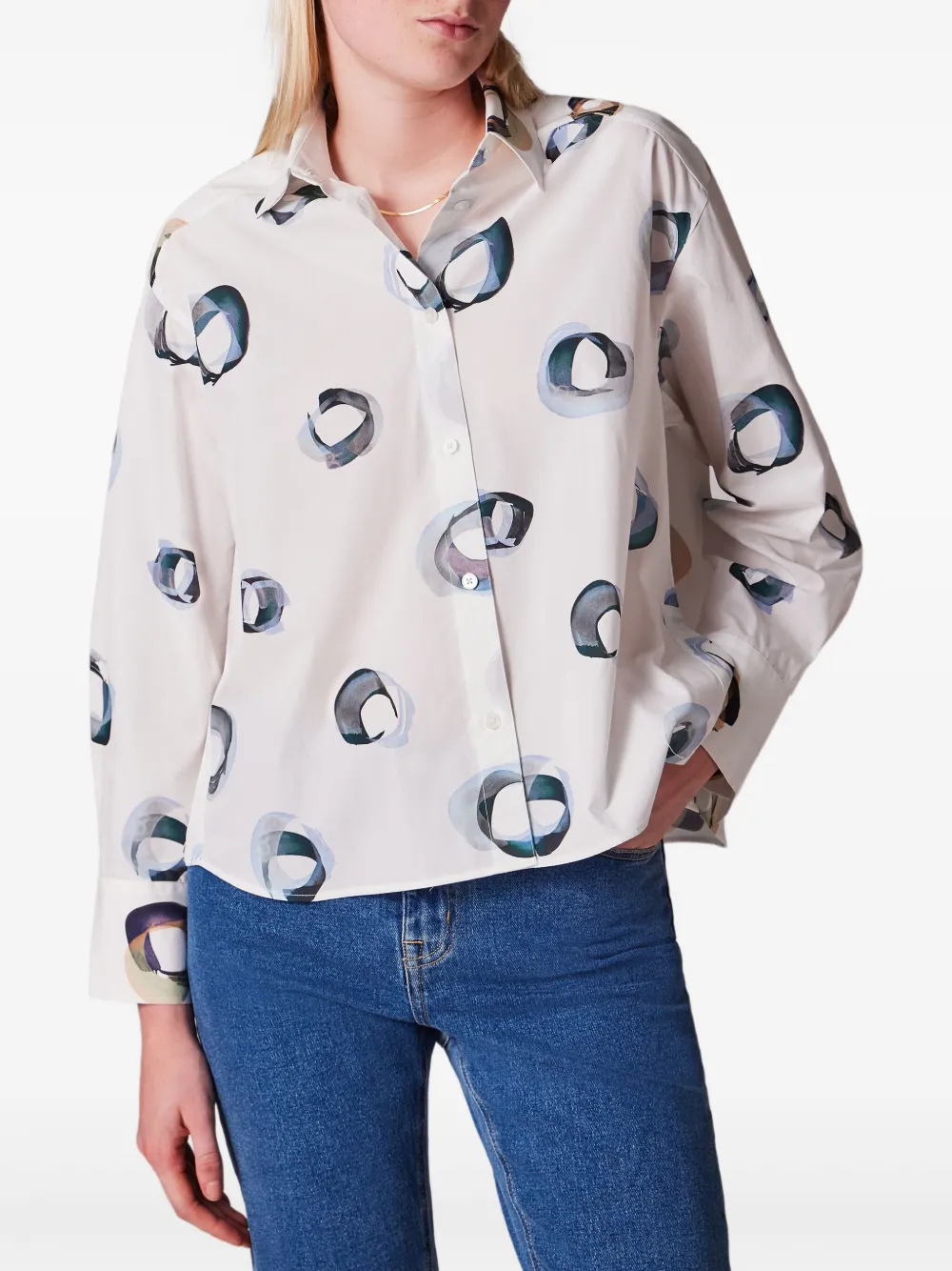  Ps Paul Smith Printed Shirt - White 