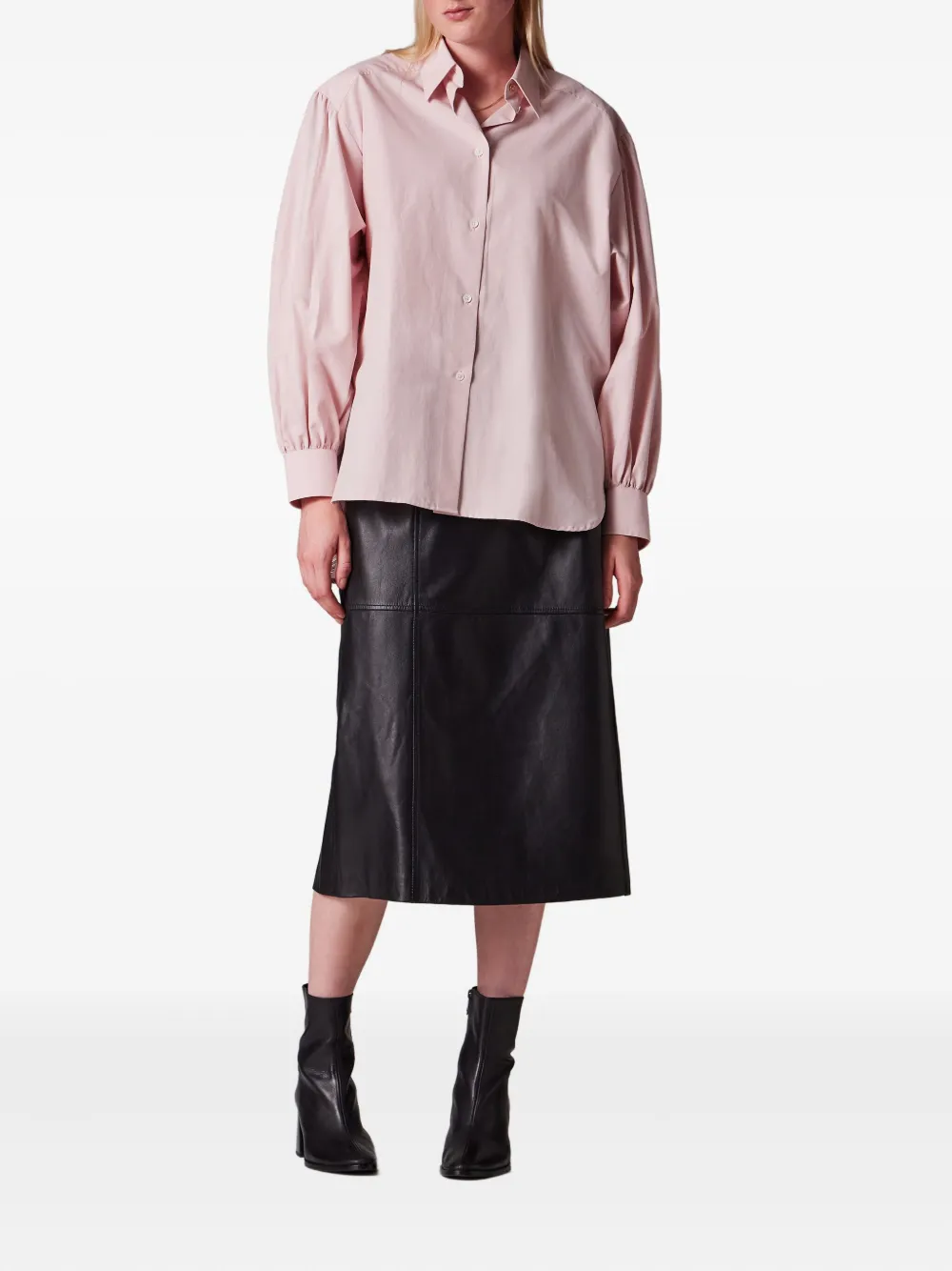 Paul Smith Blouse met gestreepte afwerking - Roze
