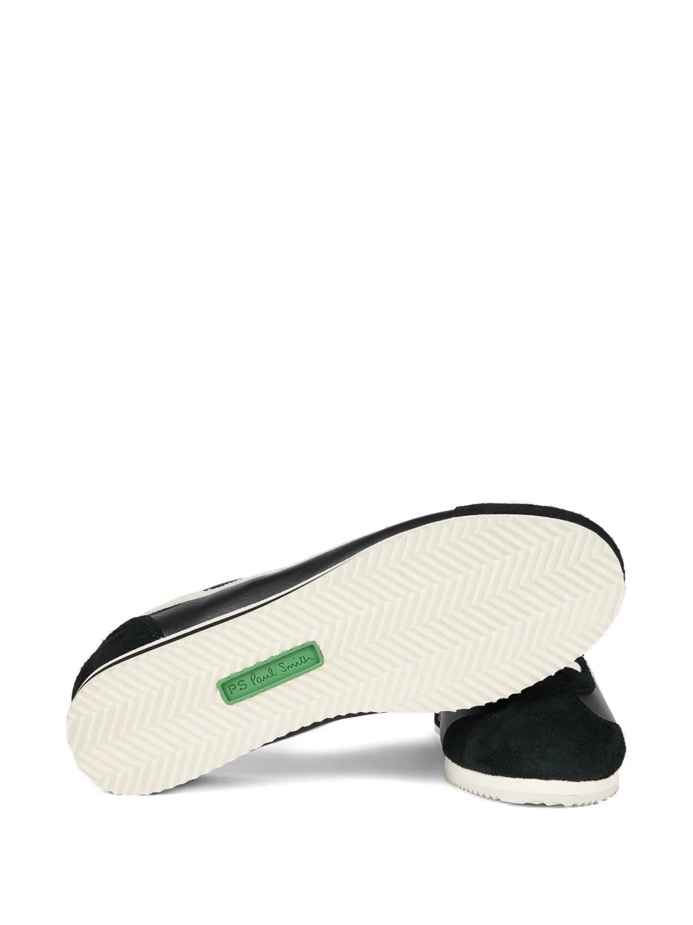 PS Paul Smith Atalanta leren sneakers met vlakken Zwart