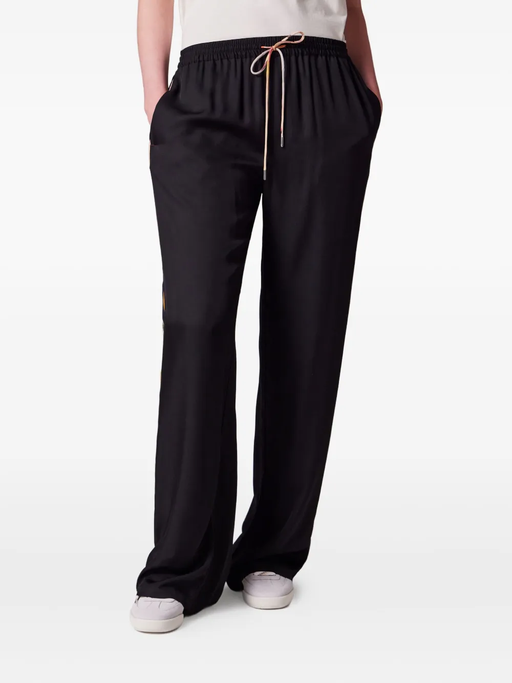Ps By Paul Smith Drawstring-fastening Trousers In Black