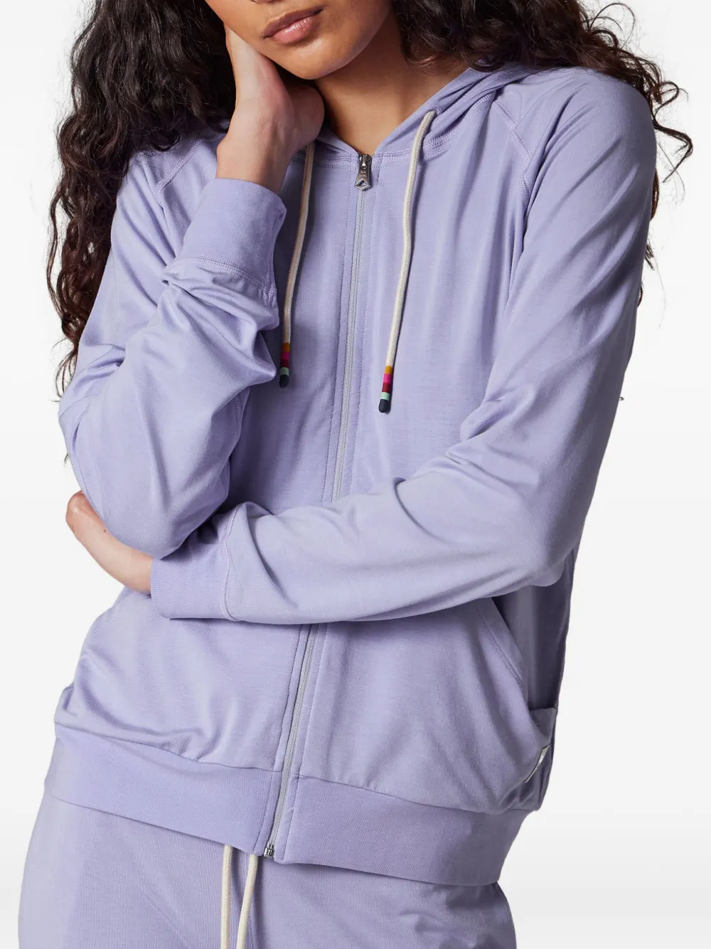 Paul Smith Zip Hooded Loungewear In Purple