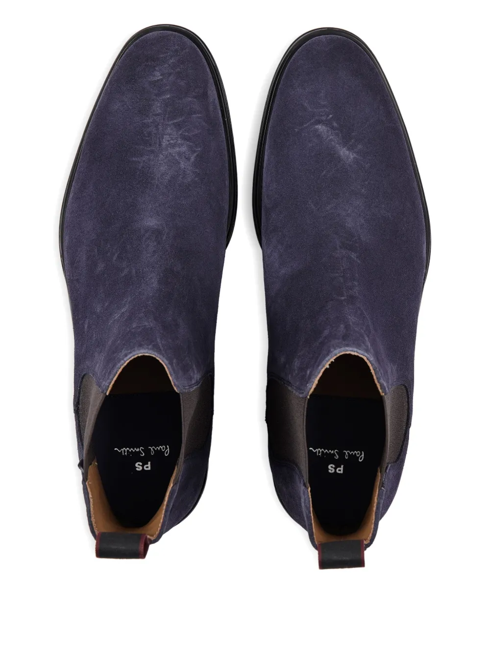 PS Paul Smith Suède Chelsea laarzen met elastische vlakken Blauw