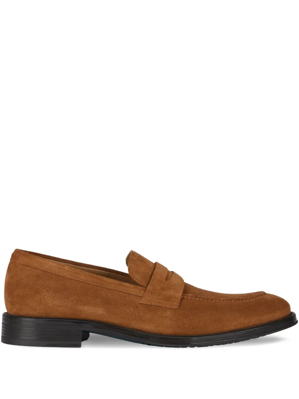 PS Paul Smith Loafers met suède vlakken Bruin