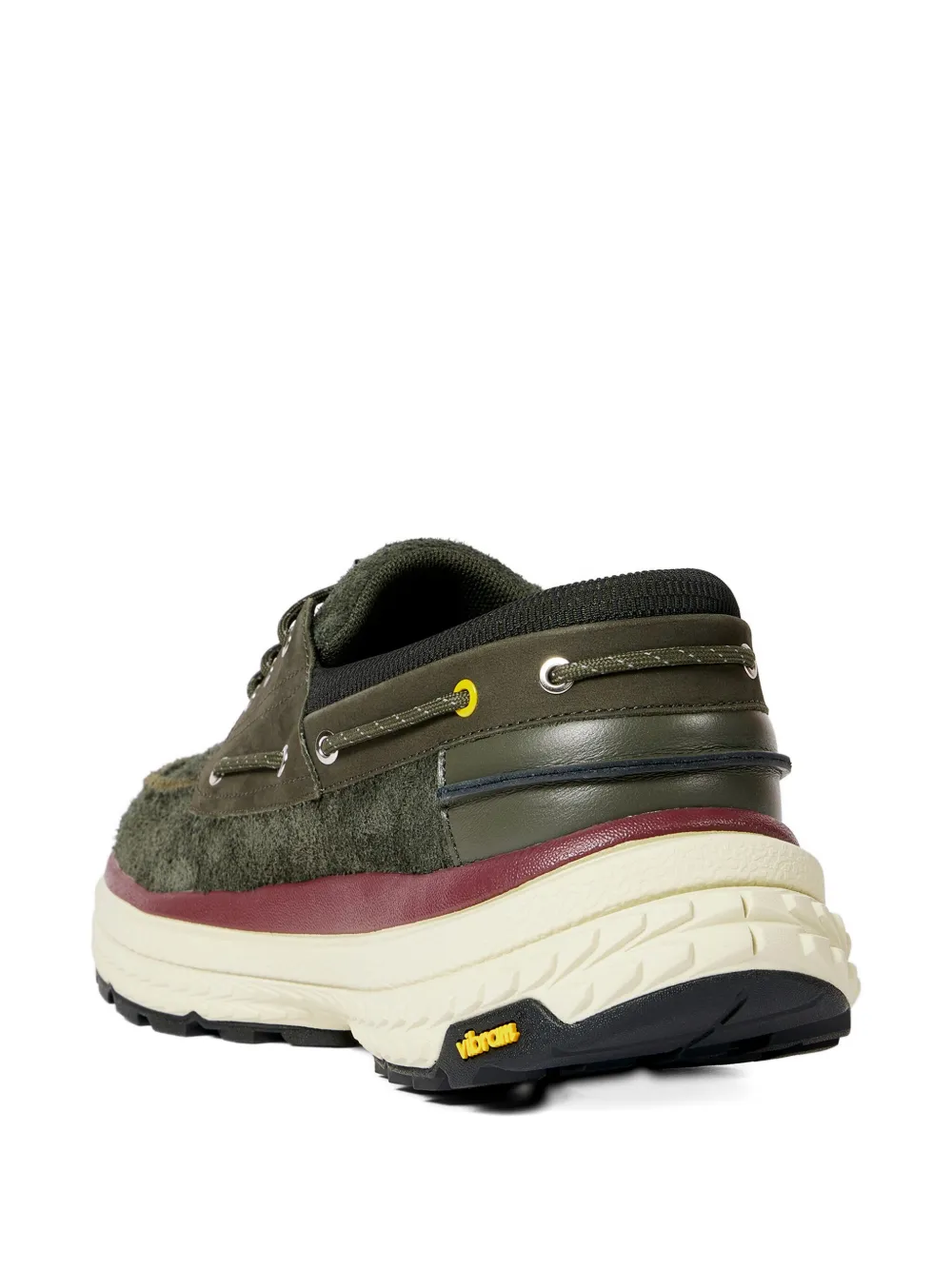 PS Paul Smith Suède sneakers met bootkant Groen