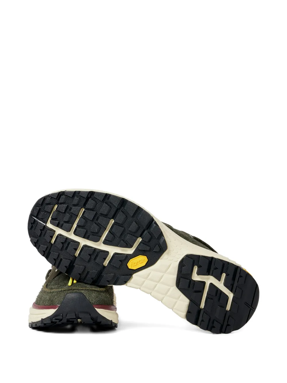 PS Paul Smith Suède sneakers met bootkant Groen