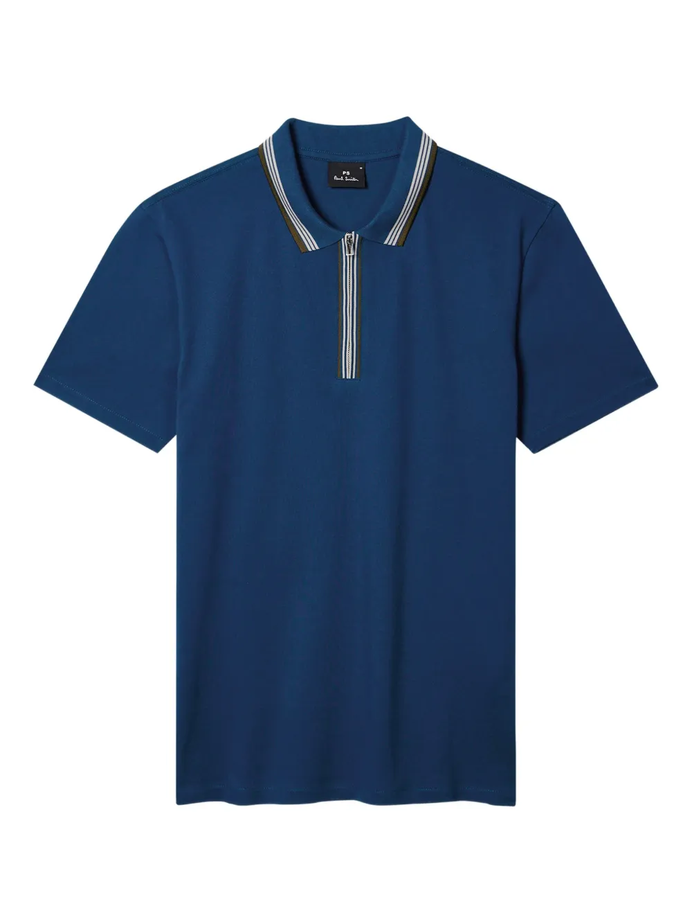 PS Paul Smith Polo con colletto a righe - Verde