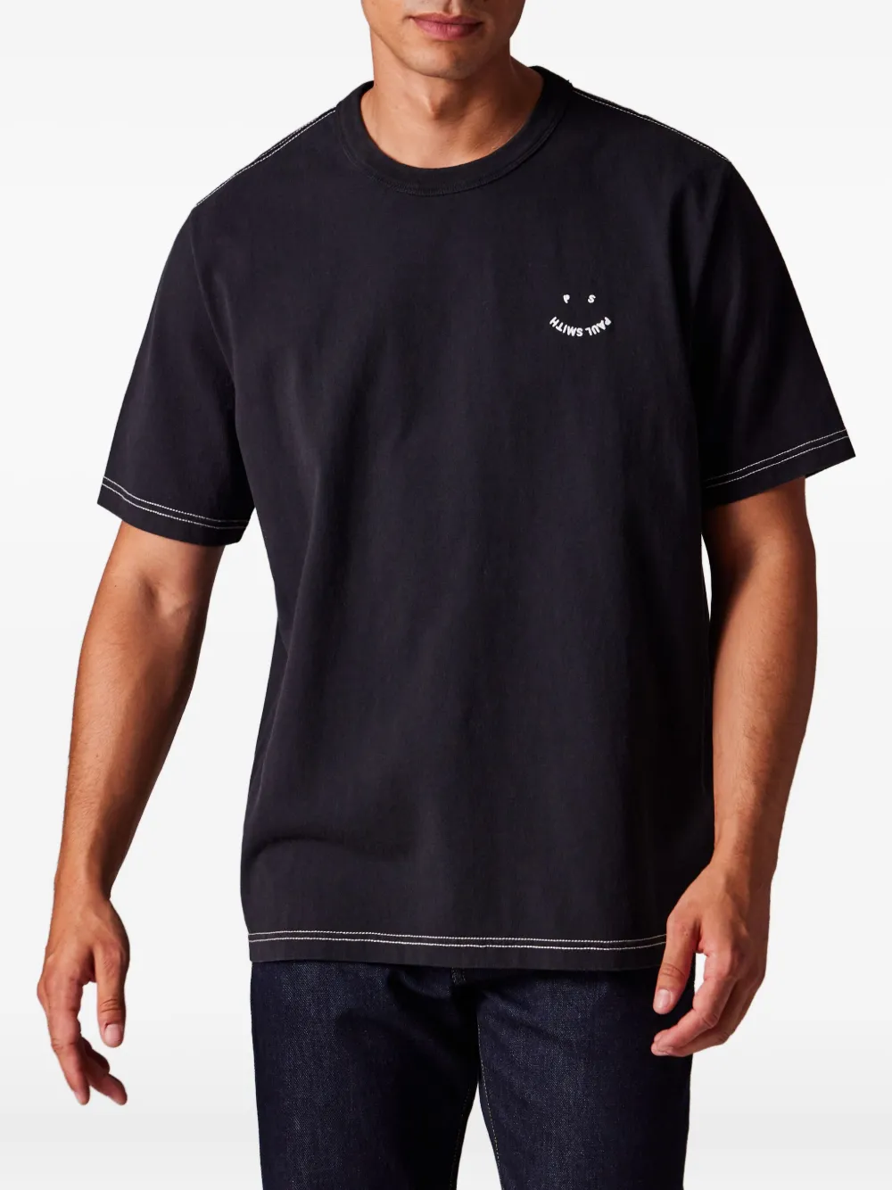 PS Paul Smith Katoenen T-shirt - Zwart