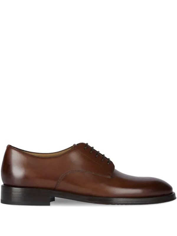 Paul Smith, Broque leather lace up shoes Paul Smith lace-up Leather Derby Shoes | Brown | FARFETCH main image 3