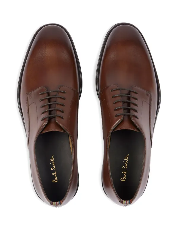 Paul Smith lace-up Leather Derby Shoes | Brown | FARFETCH