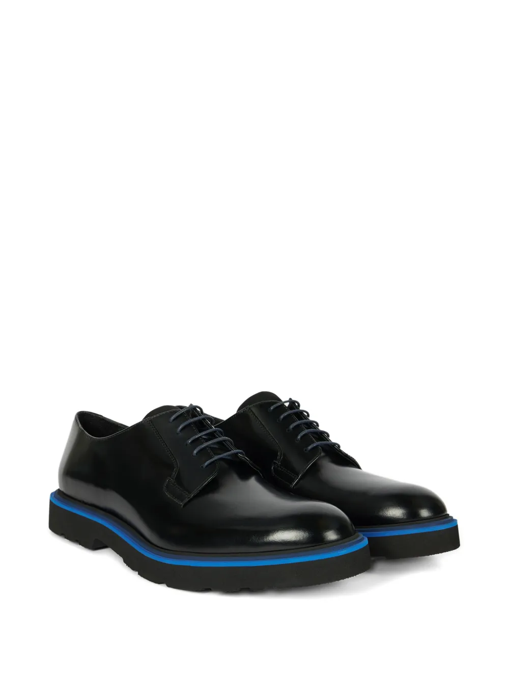 Paul Smith Derby veterschoenen met plateauzool Zwart