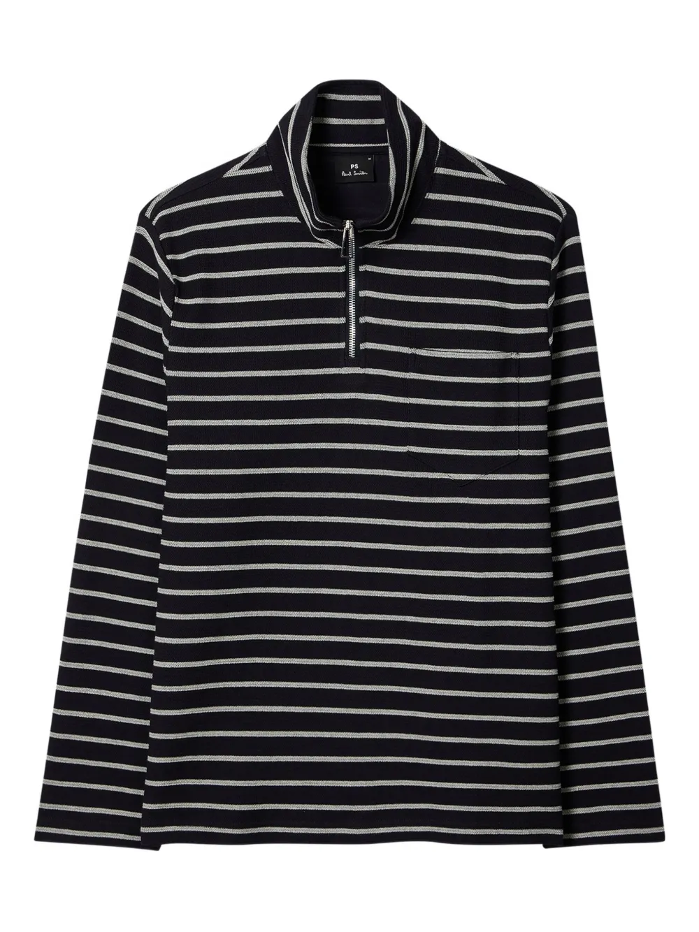 PS Paul Smith striped zip-up sweater | Blue | Image 1
