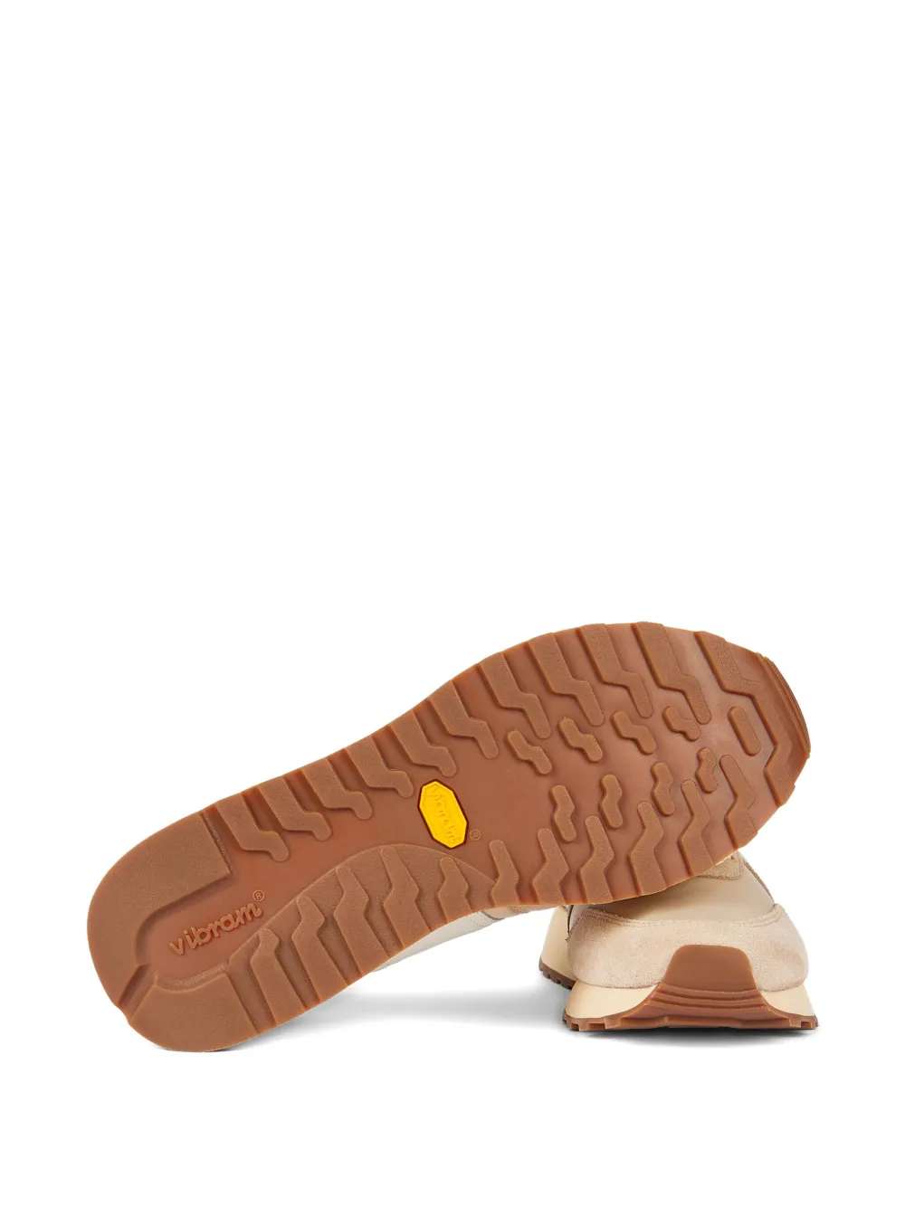 Paul Smith Eighties sneakers met gestreept vlak Beige