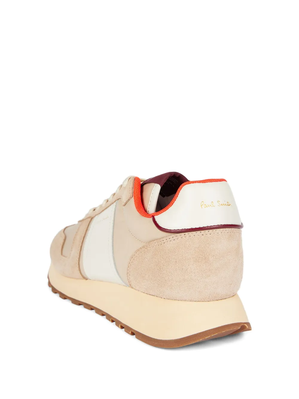 Paul Smith Eighties sneakers met gestreept vlak Beige
