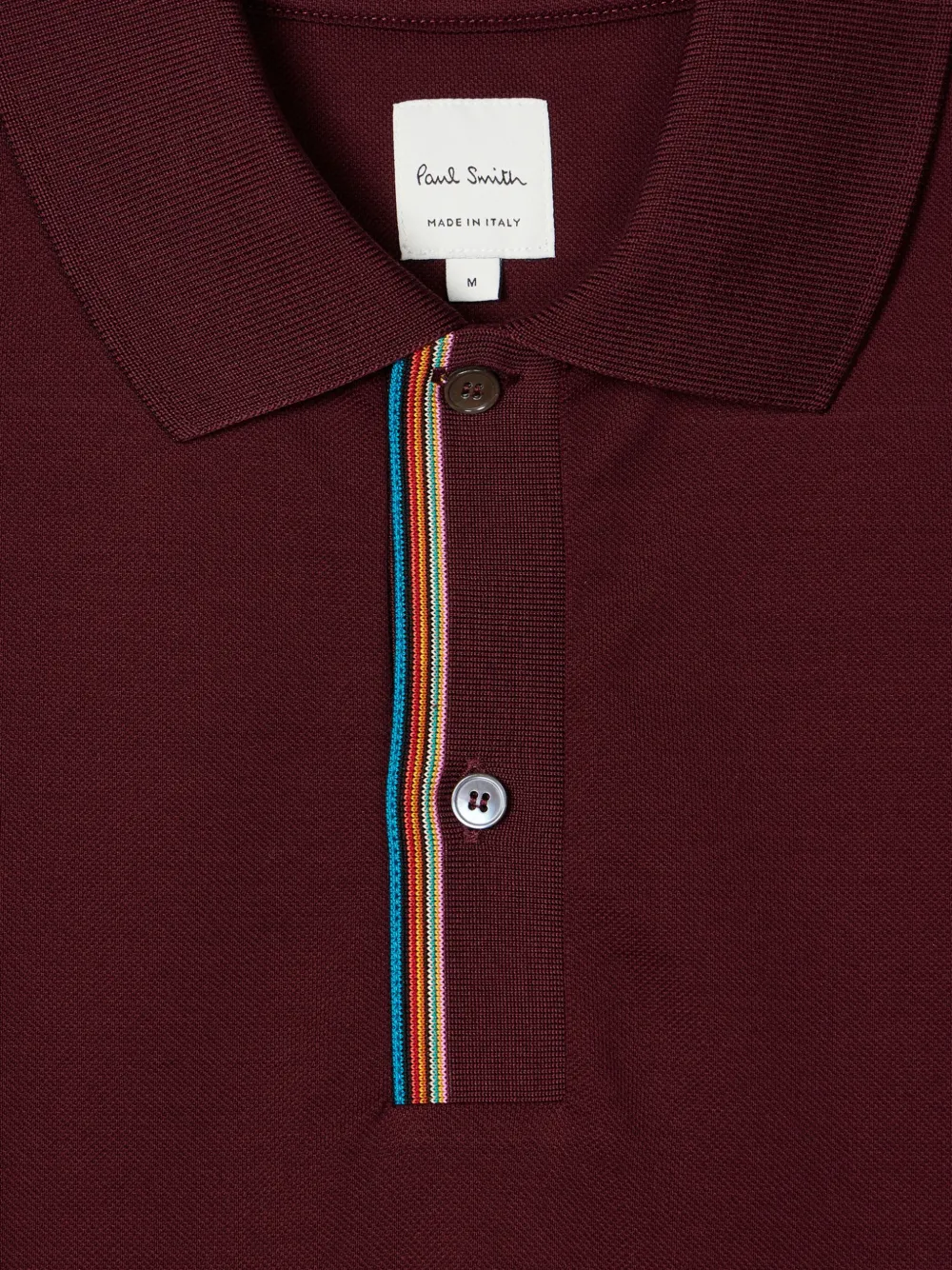 新品】Paul Smith リブ編みシアーポロシャツ Paul Smith ポロシャツ