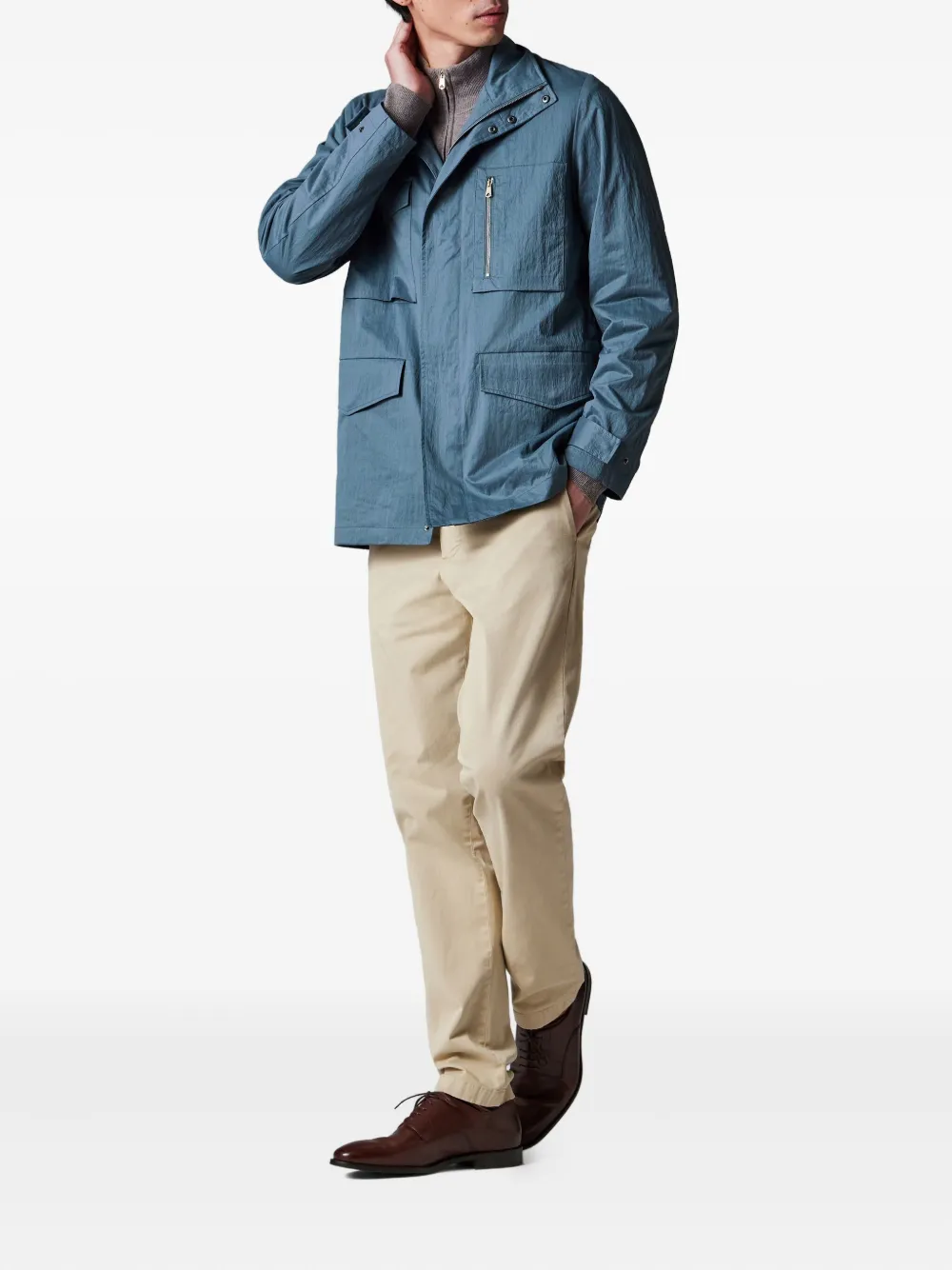 Paul Smith high-neck flap-pockets jacket | Military Jackets | Image 2