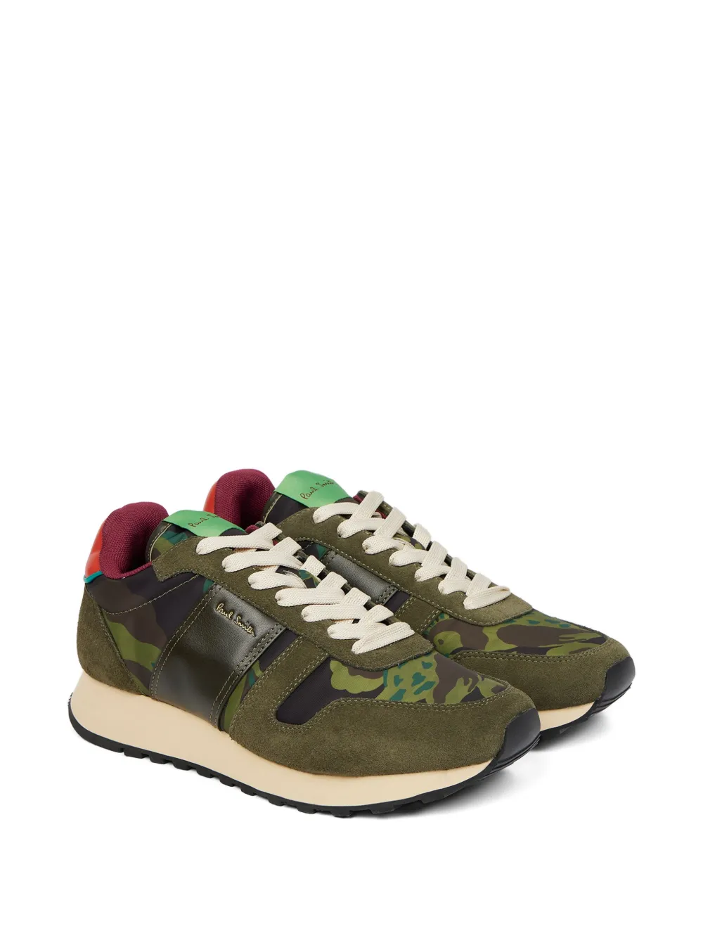 Paul Smith Eighties camouflage leather sneakers | Low-Tops | Image 2