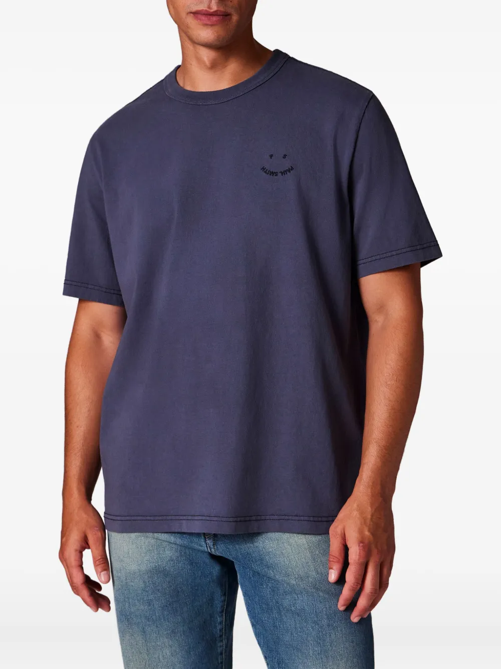 PS Paul Smith Katoenen T-shirt - Blauw