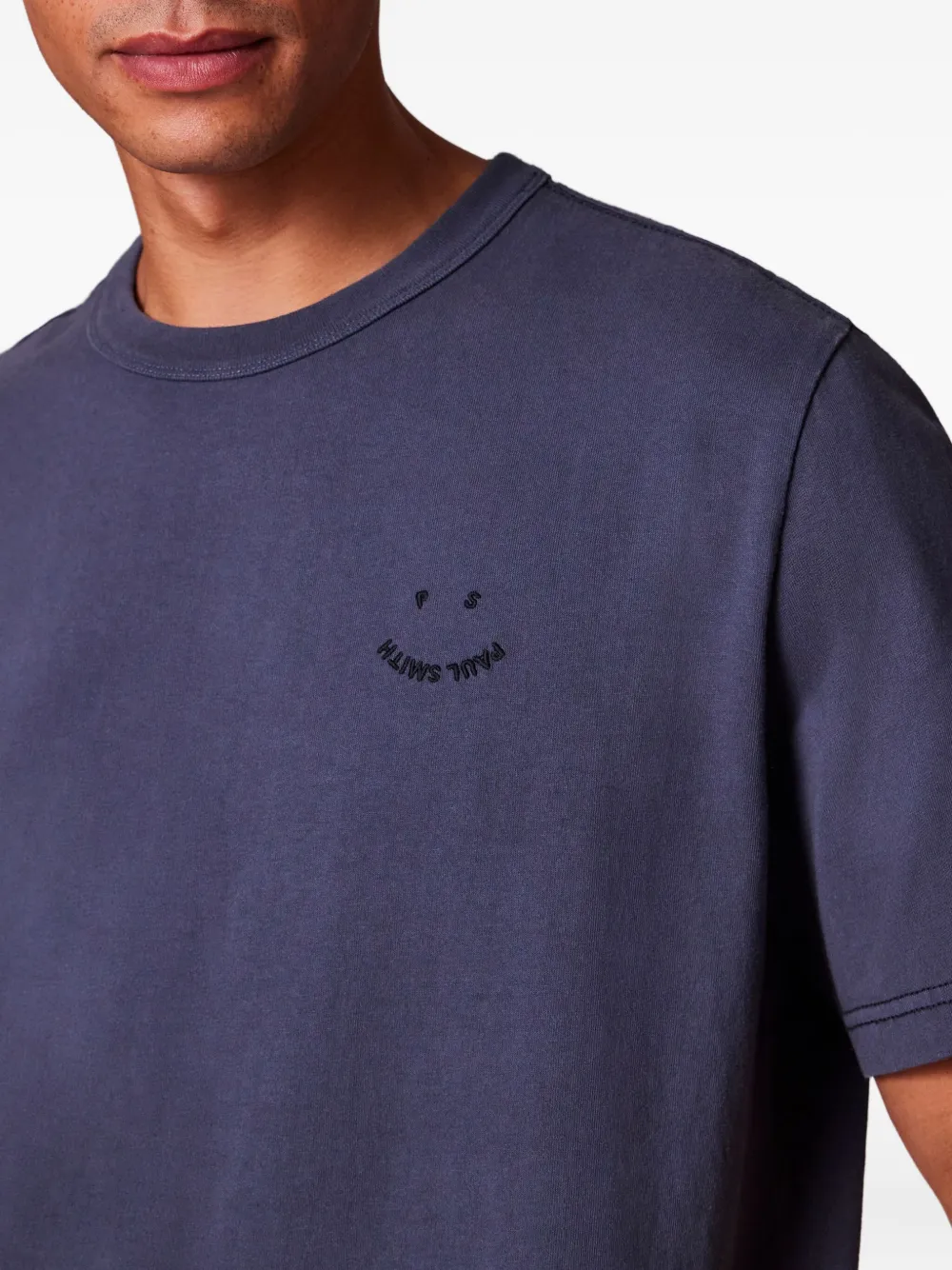 PS Paul Smith Katoenen T-shirt Blauw