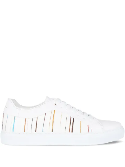 Paul Smith signature-pinstripe pattern low-top sneakers