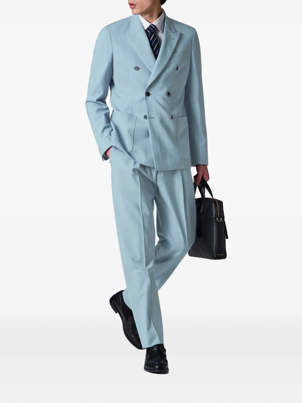 Paul Smith button-fastening pleated pocket trousers | Tailored Pants | Image 2