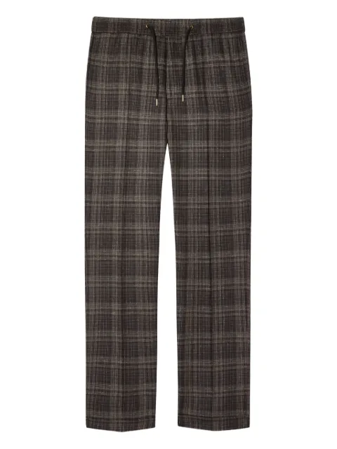Paul Smith drawstring checked trousers