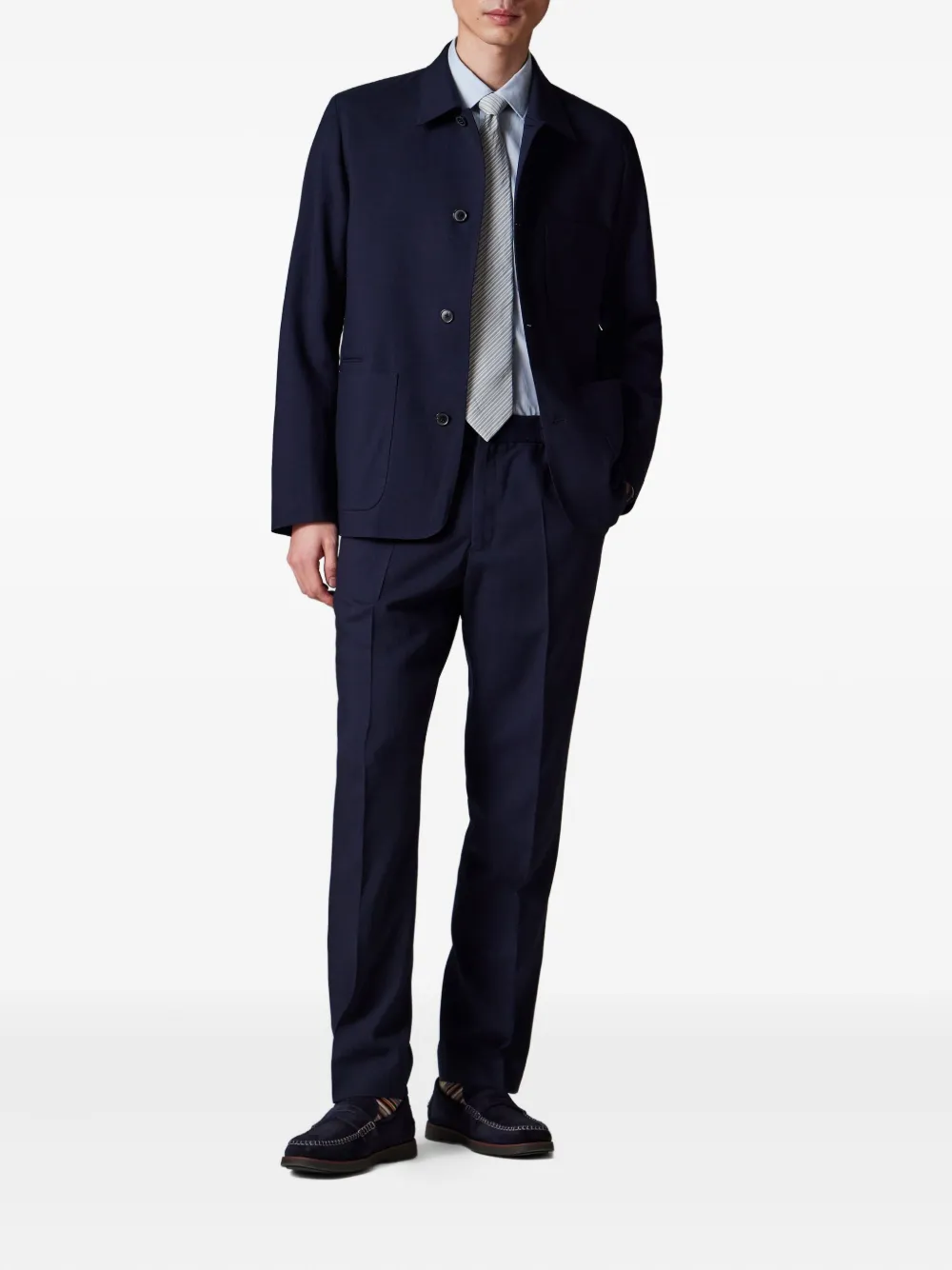 Paul Smith button-fastening patch-pockets suit jacket | Shirt Jackets | Image 2