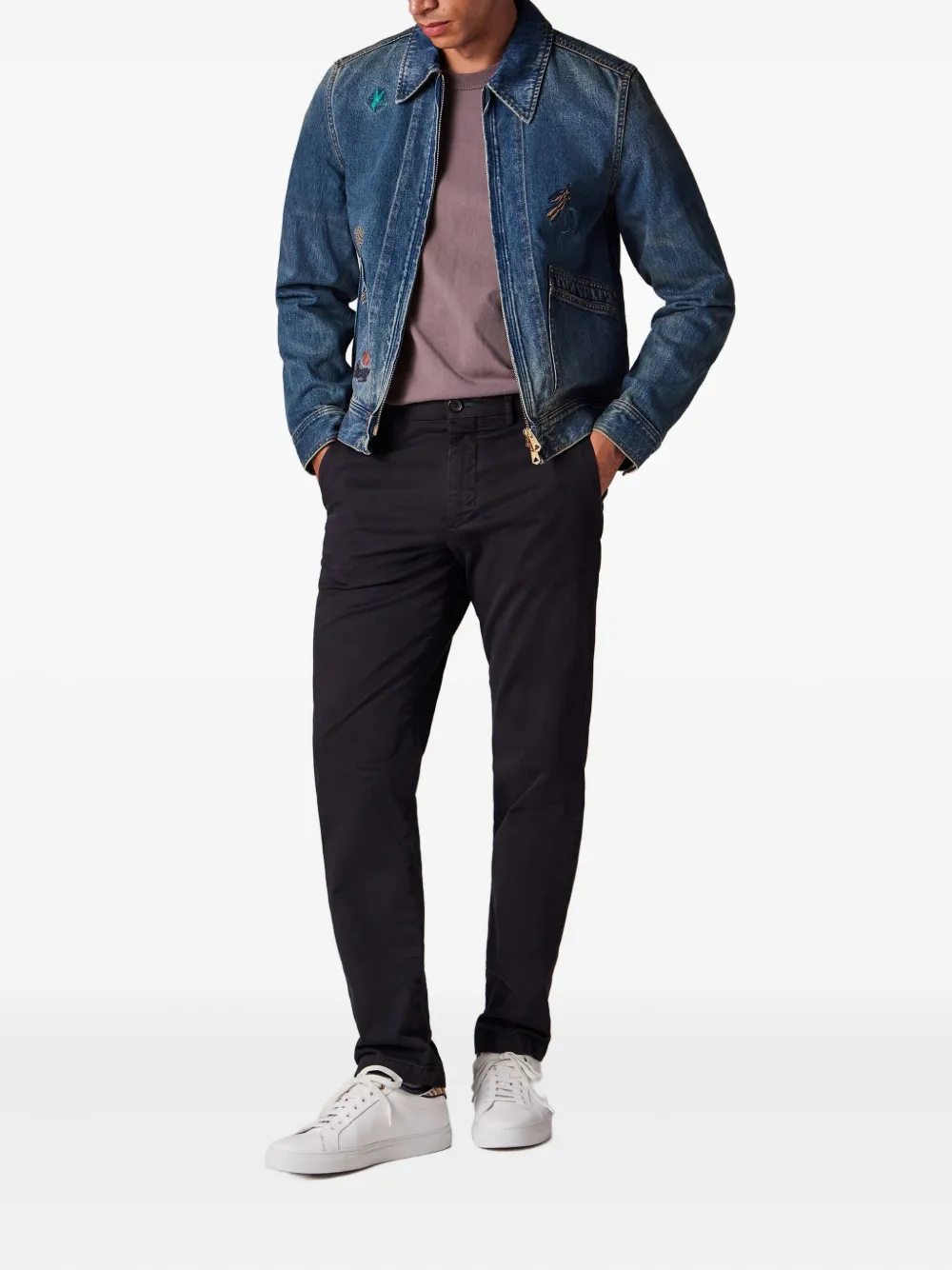 PS Paul Smith Katoenen T-shirt - Paars