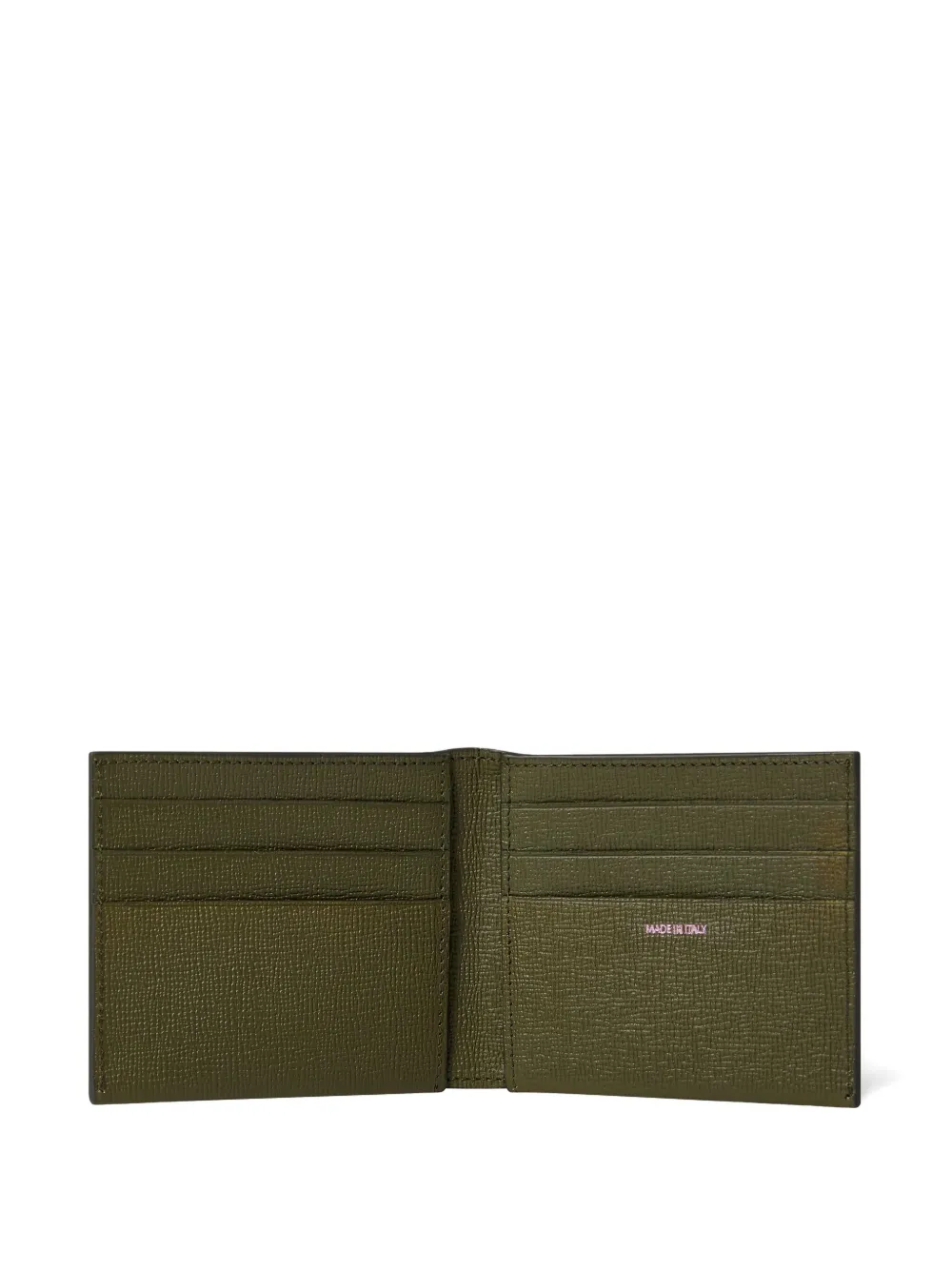Paul Smith Floral Street leren pasjeshouder Groen