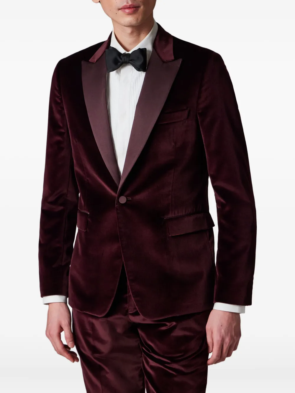  Paul Smith The Soho Velvet Blazer - Red 