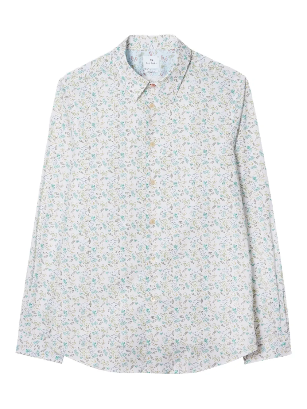 PS Paul Smith camisa Globe Flower | blanco | Image 1