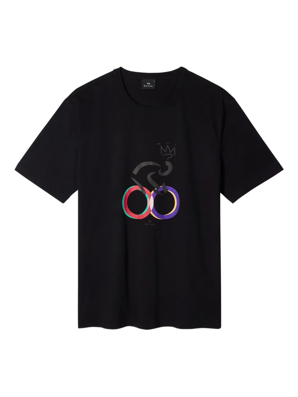 PS Paul Smith playera con estampado de ciclista | negro | Image 1