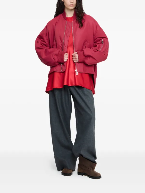JW Anderson ボンバージャケット | レッド | FARFETCH JP