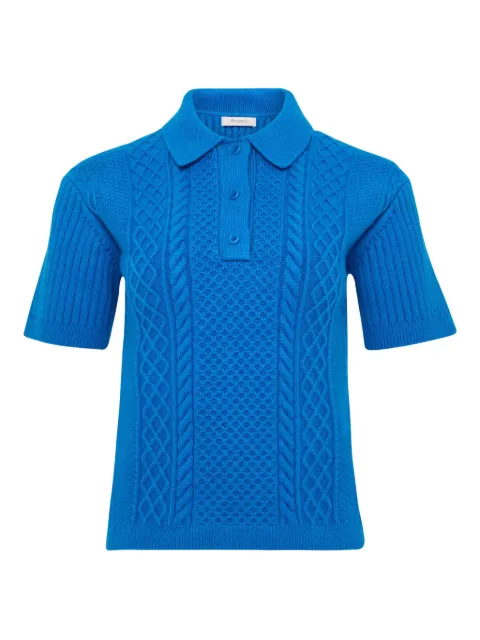 JW Anderson cable-knit polo shirt