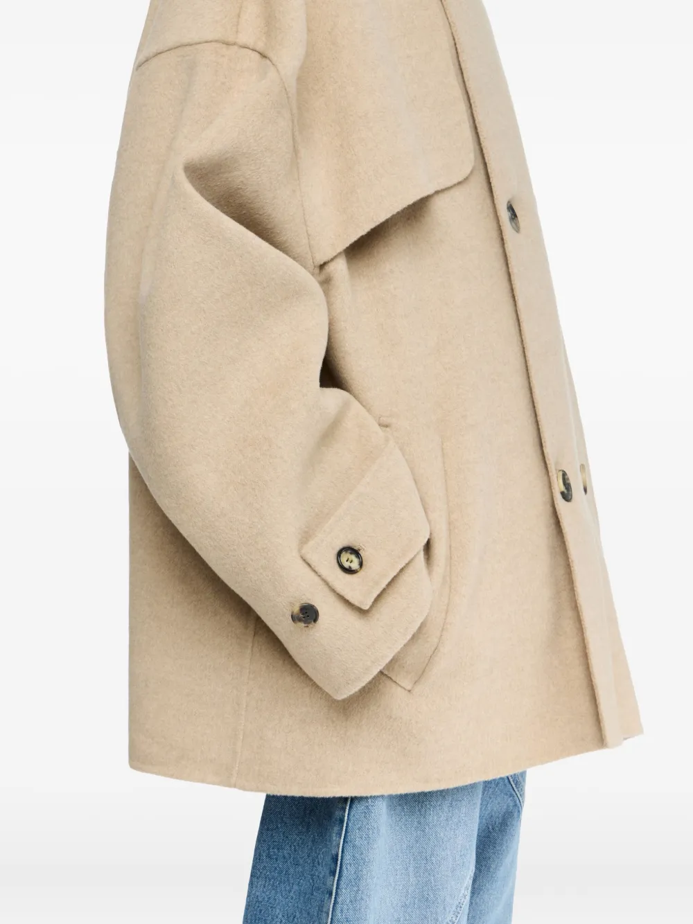 JW Anderson Jas met capuchon Beige