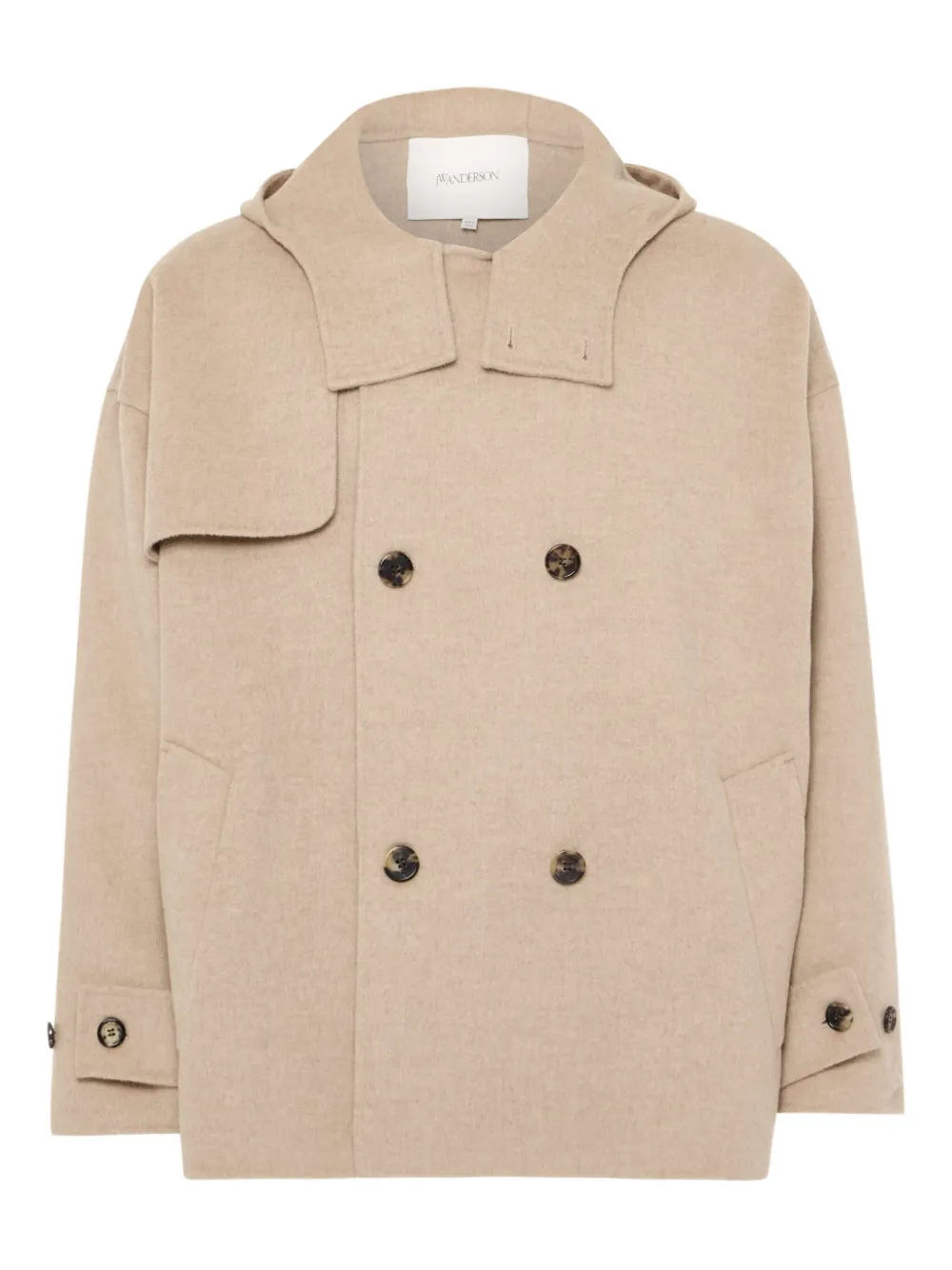 JW Anderson Jas met capuchon Beige