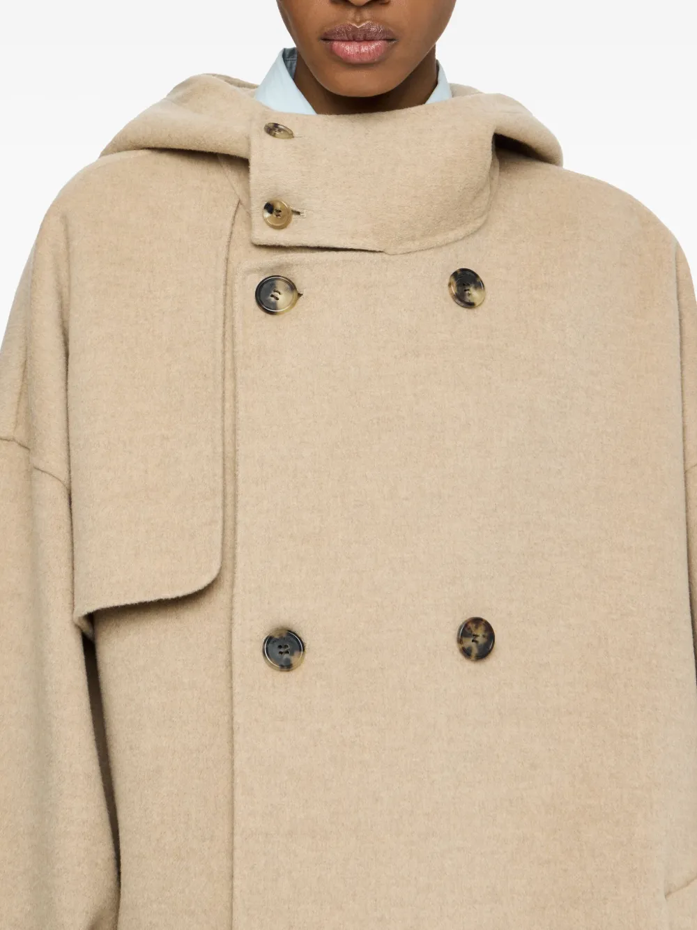 JW Anderson Jas met capuchon Beige