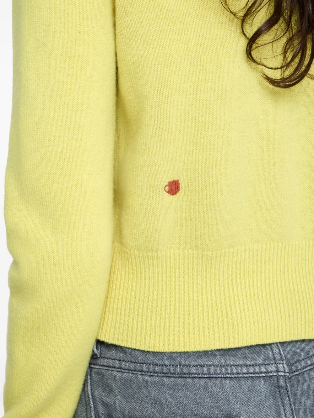 JW Anderson Vest met borduurwerk Geel