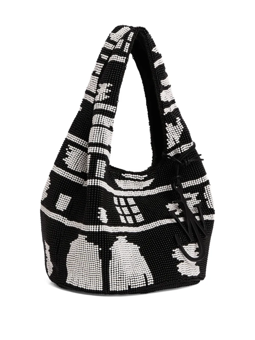 JW Anderson Schoudertas met kralen patroon Zwart