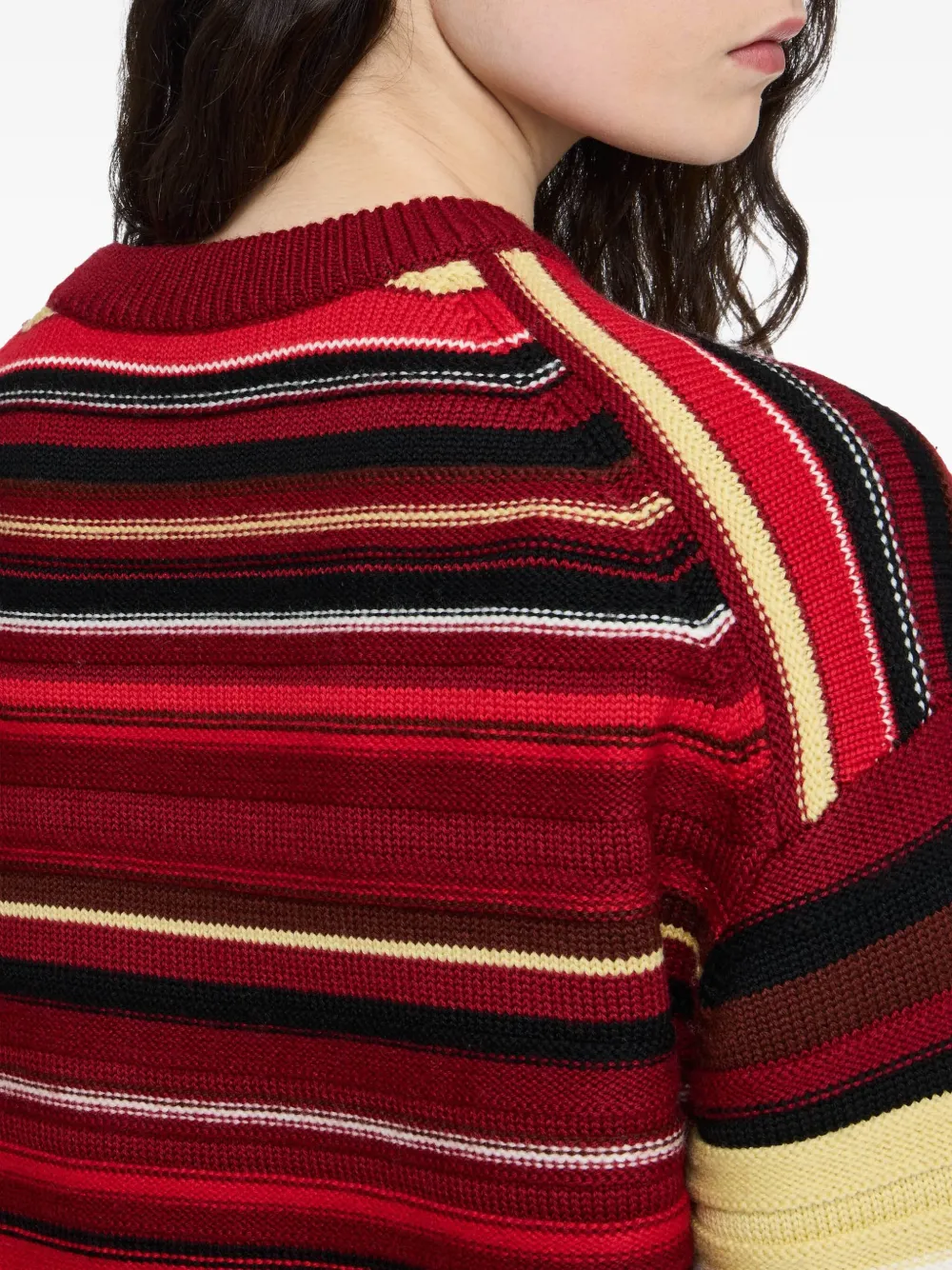 JW Anderson Gestreepte trui Rood