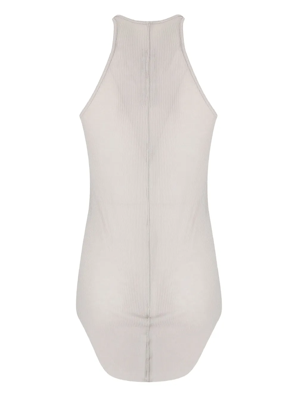 Rick Owens Geribbelde top met ronde hals Beige