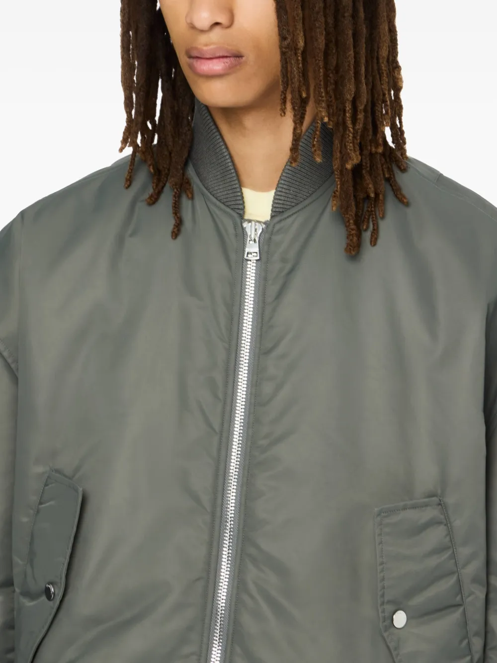 JW Anderson Bomberjack met rits Grijs