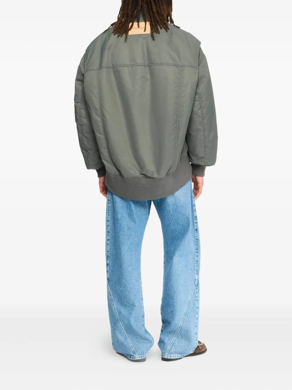 JW Anderson Bomberjack met rits Grijs