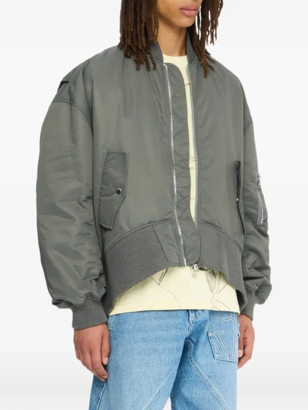 JW Anderson ボンバージャケット JW Anderson ジップアップ ボンバージャケット | グレー