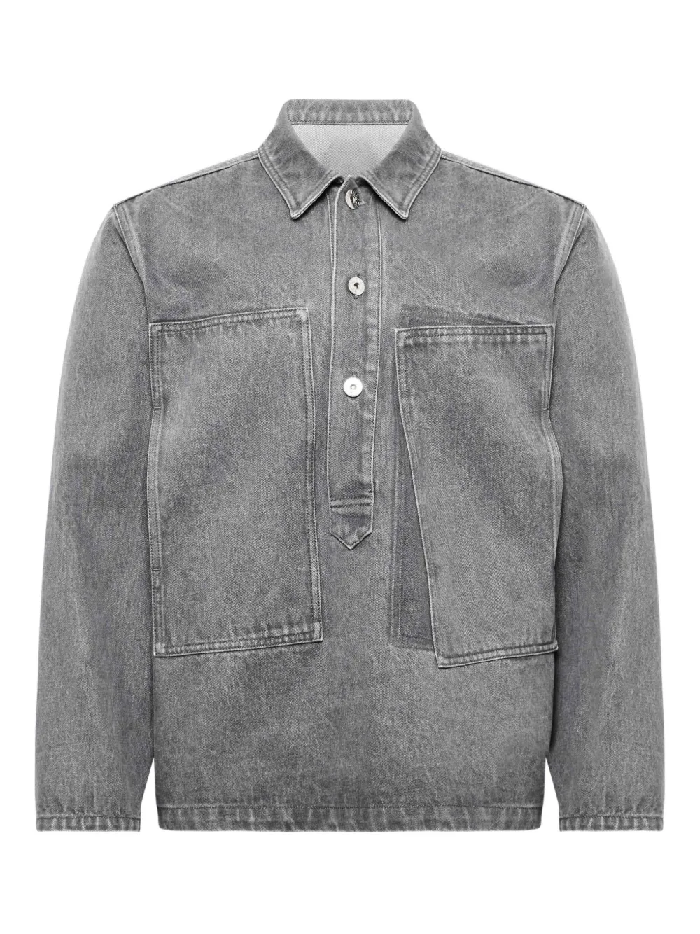 JW Anderson Overhemd met zak detail Grijs