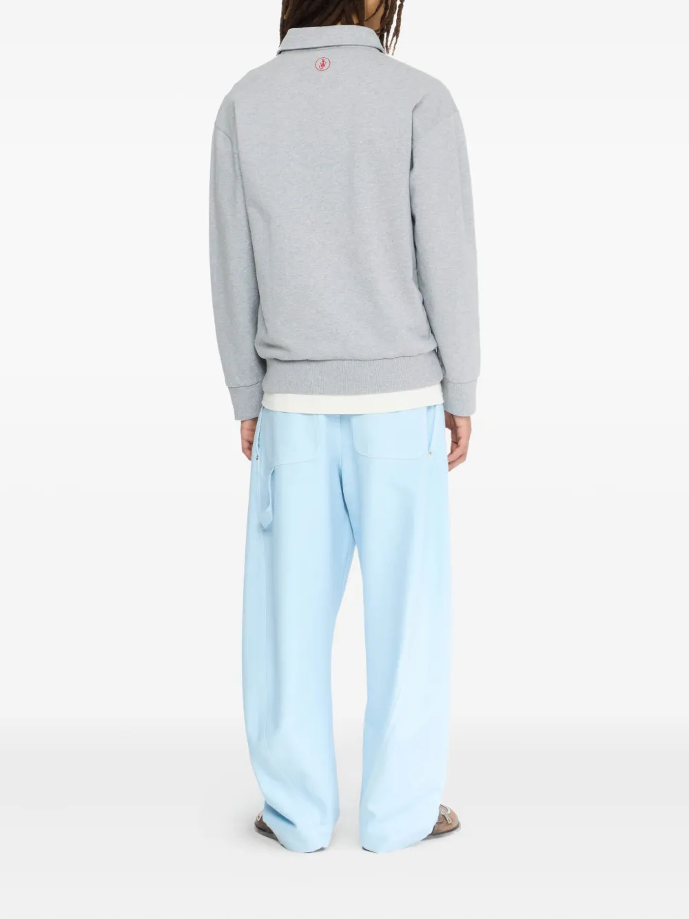JW Anderson Poloshirt met lange mouwen Grijs