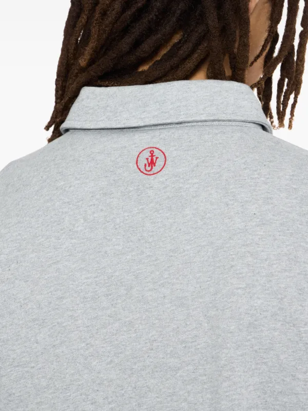 JW Anderson long-sleeve Polo Shirt | Grey | FARFETCH PH